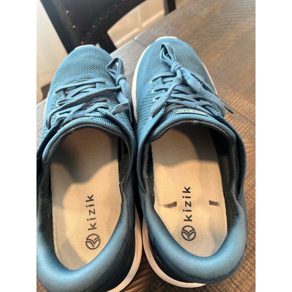 Kizik Men's Lima Dark Teal Mesh Sneaker Hands Free - Picture 6 of 10